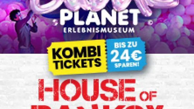 Bubble Planet & House of Banksy Wien | Kombi-Tages-Flex-Ticket