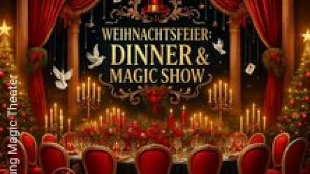 Weihnachtsfeier: Dinner & Magic Show
